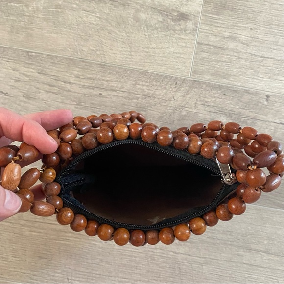 Brown Beaded Handbag - Picture 4 of 9